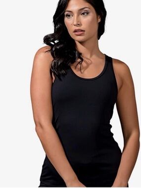 90 Degree By Reflex - Power Flex Racerback Tank Top Small Black